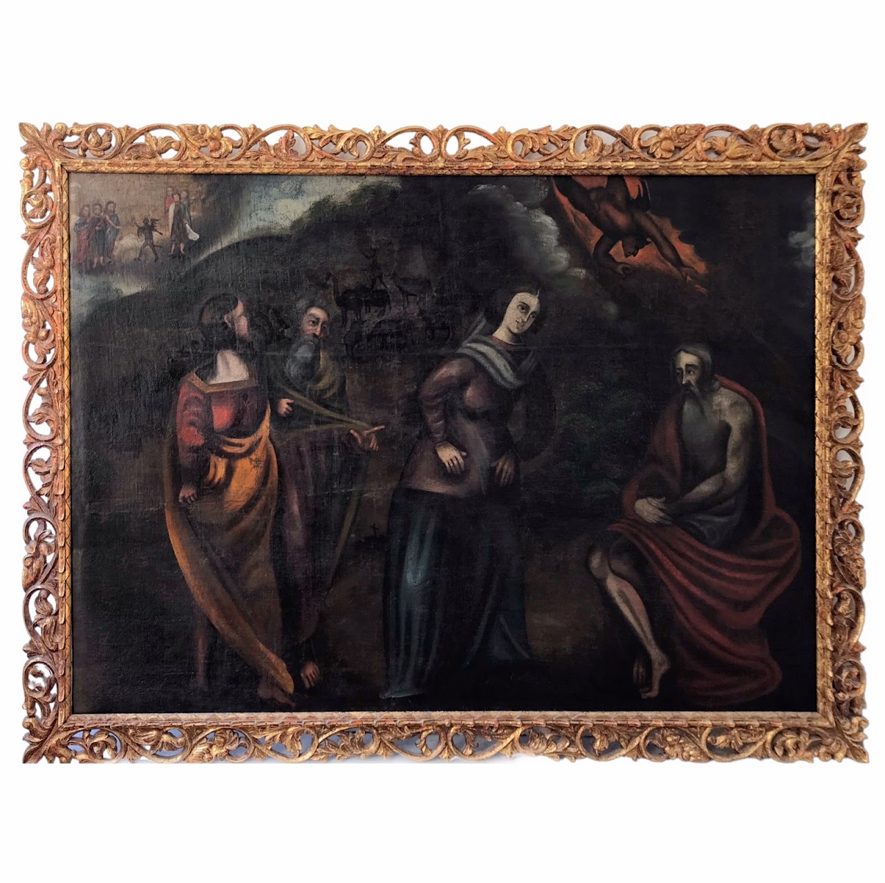 19th C. Large Scale Oil Painting