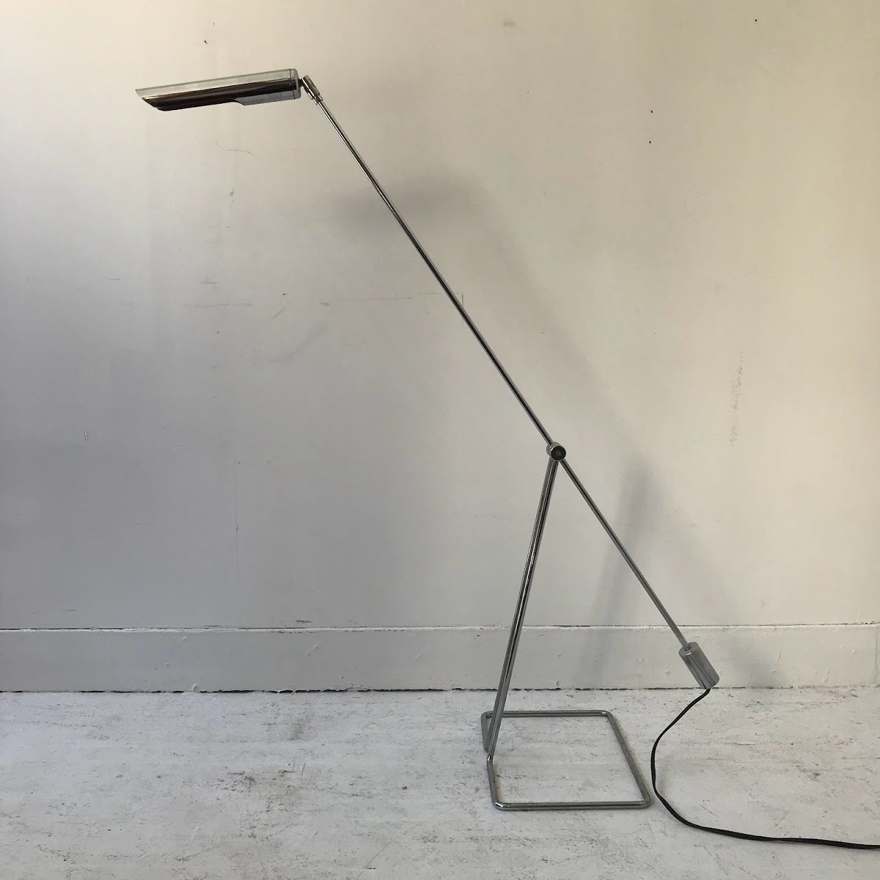 OMI Modernist Chrome Cantilever Floor Lamp