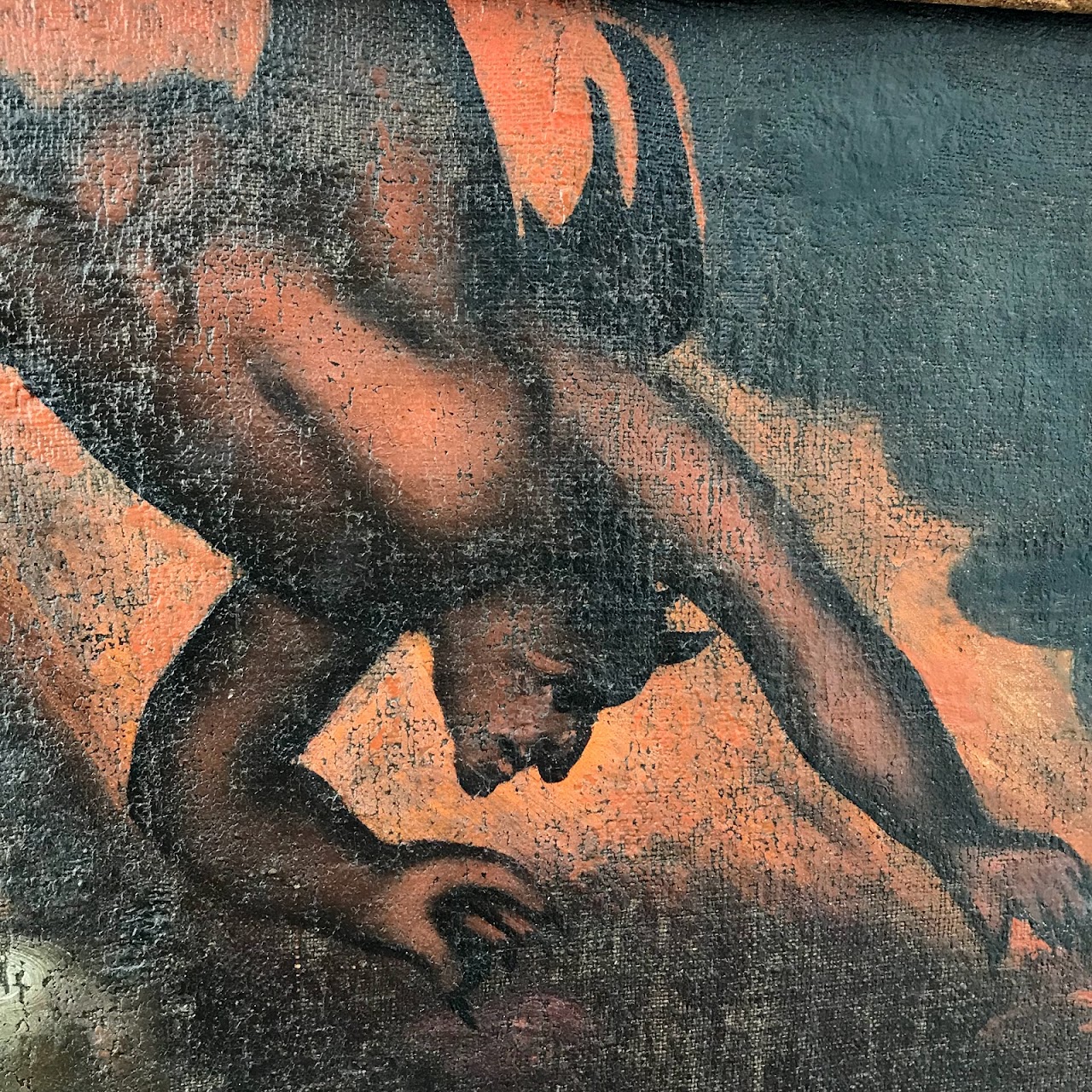 19th C. Large Scale Oil Painting