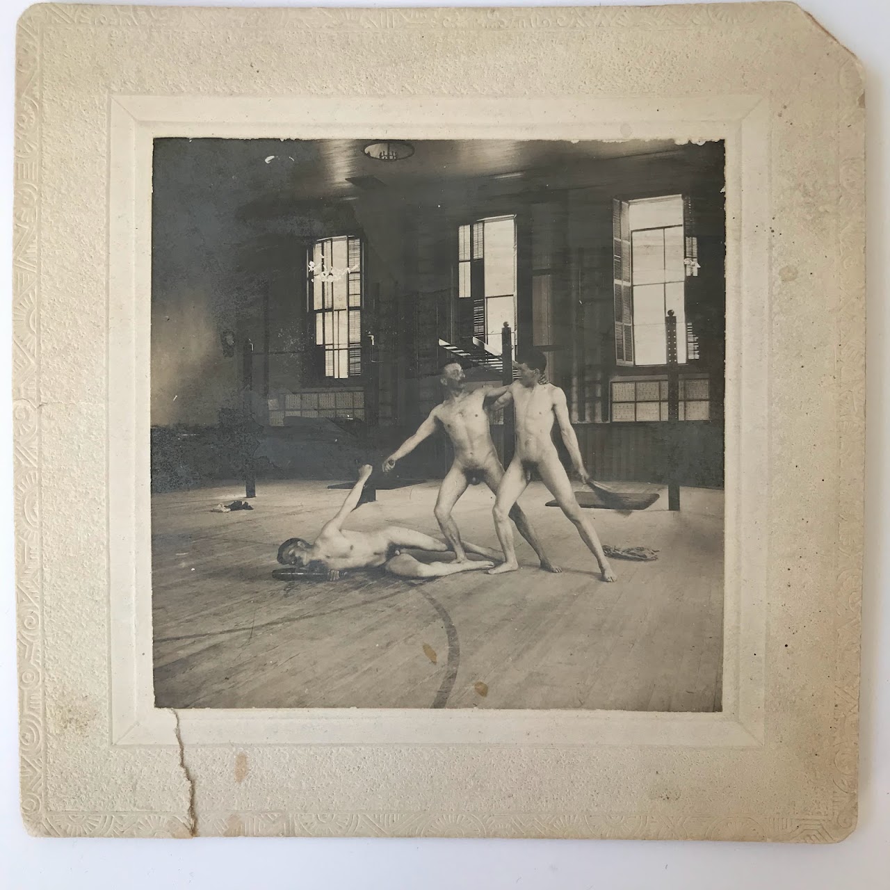 Nude Antique Photograph Pair