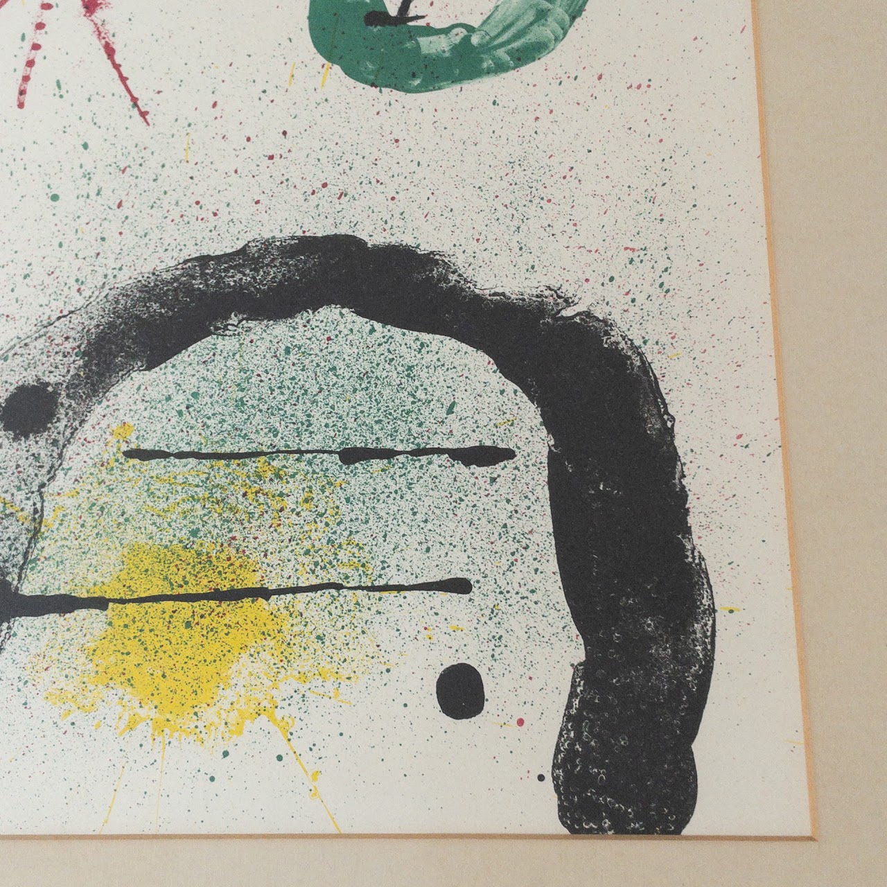 Surrealist Print After Joan Miró