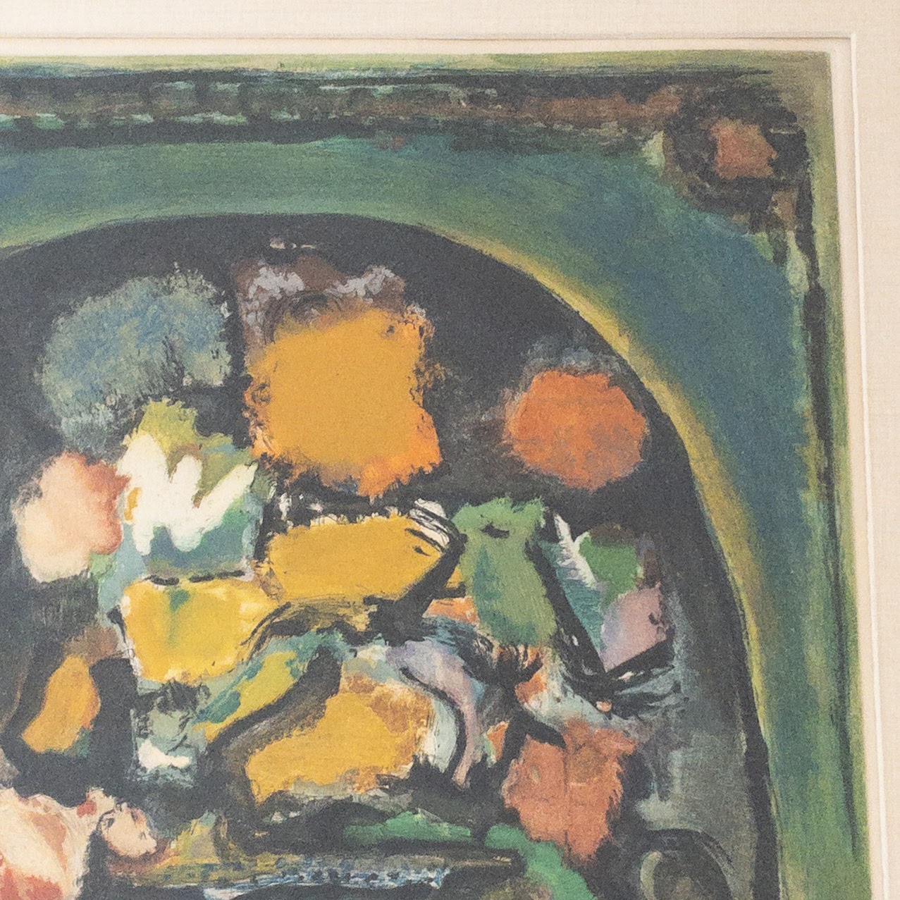 Georges Rouault 'Fleurs Decoratif' Signed Limited Edition Lithograph