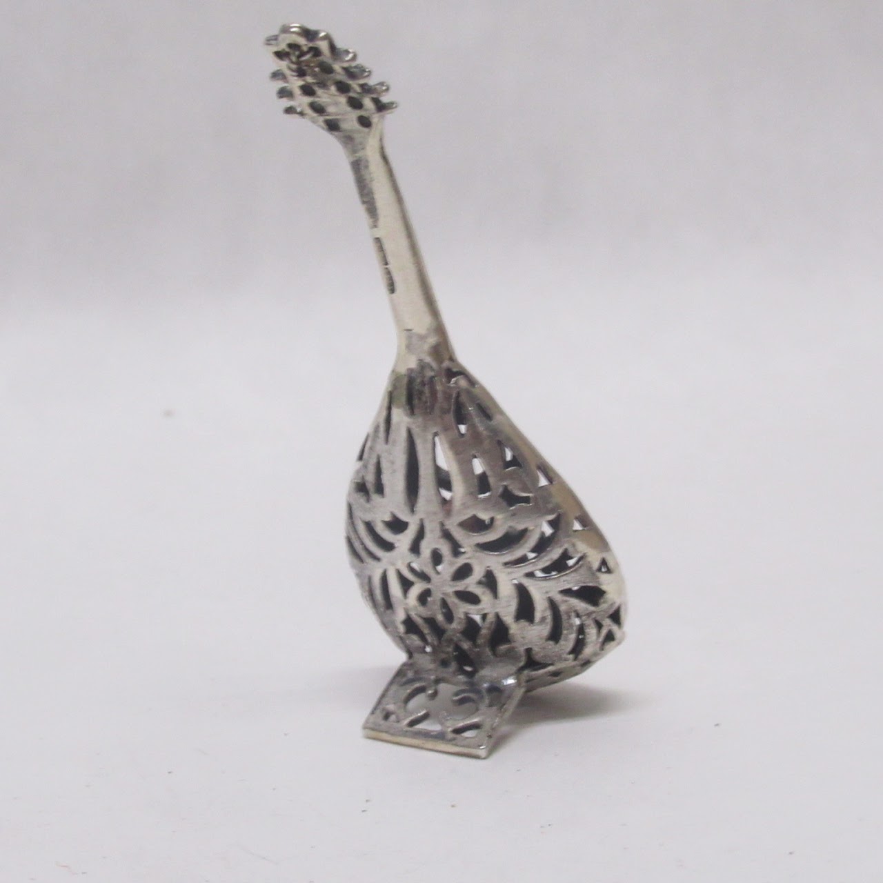 800 Silver Miniature Lute