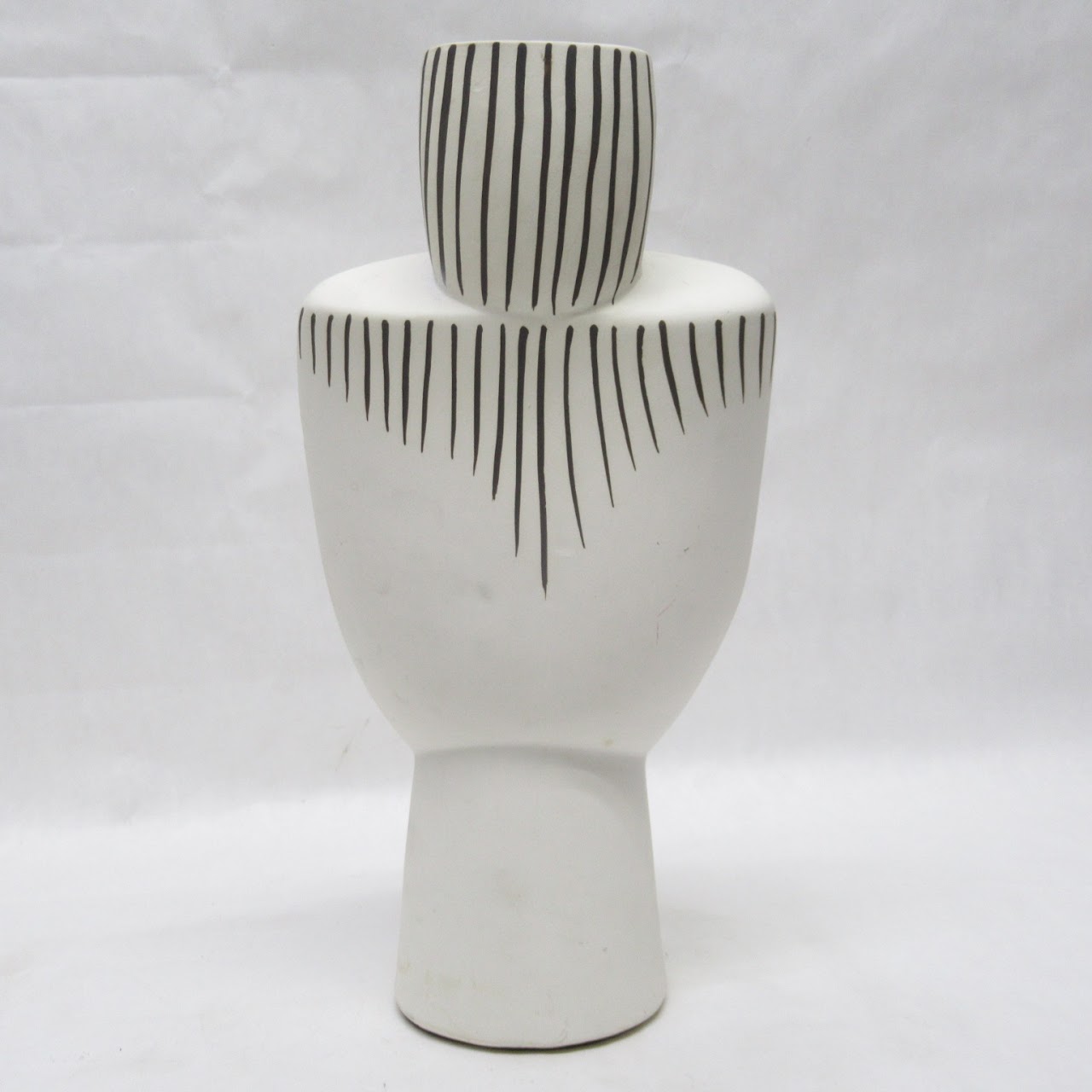 80's Decorative Face Vase