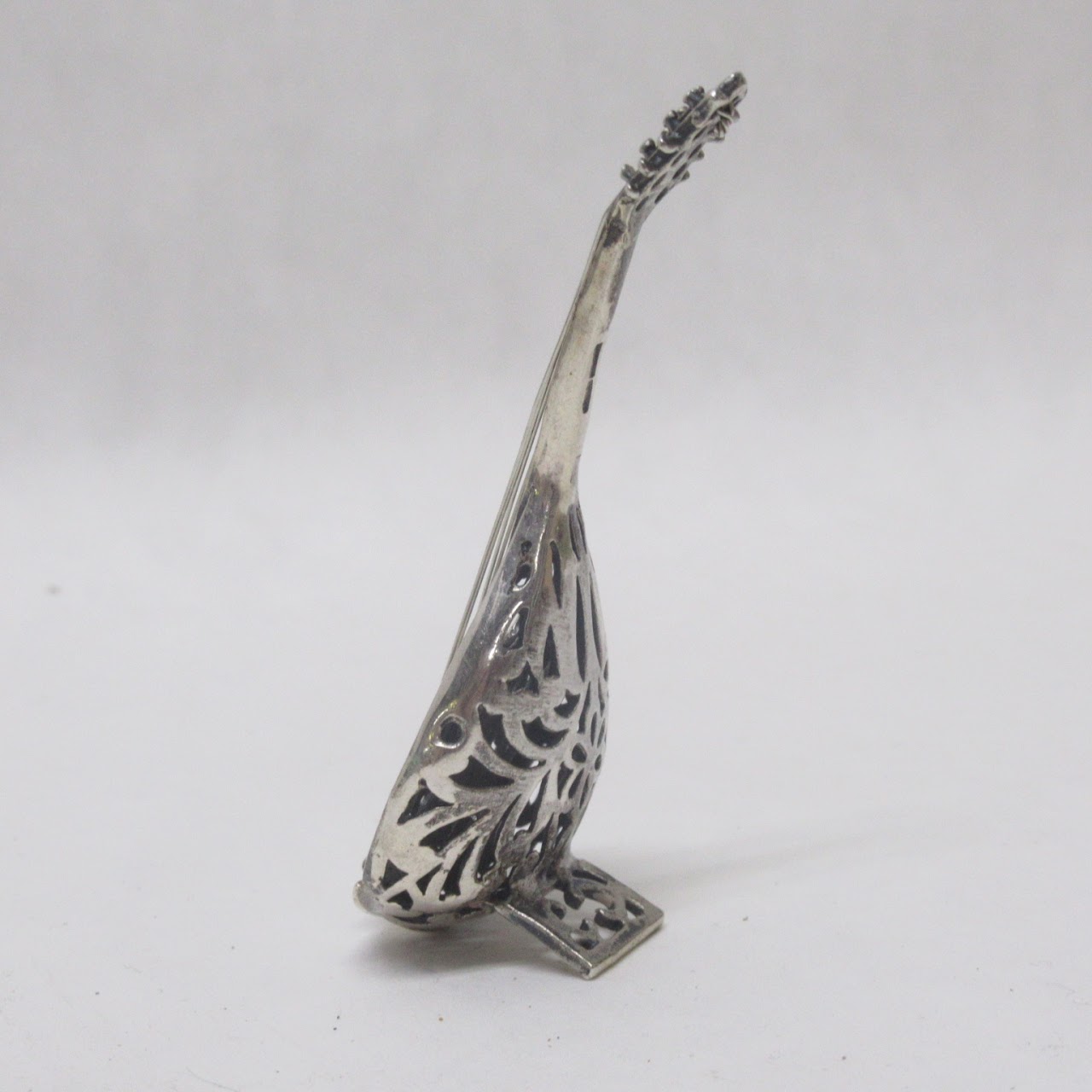 800 Silver Miniature Lute