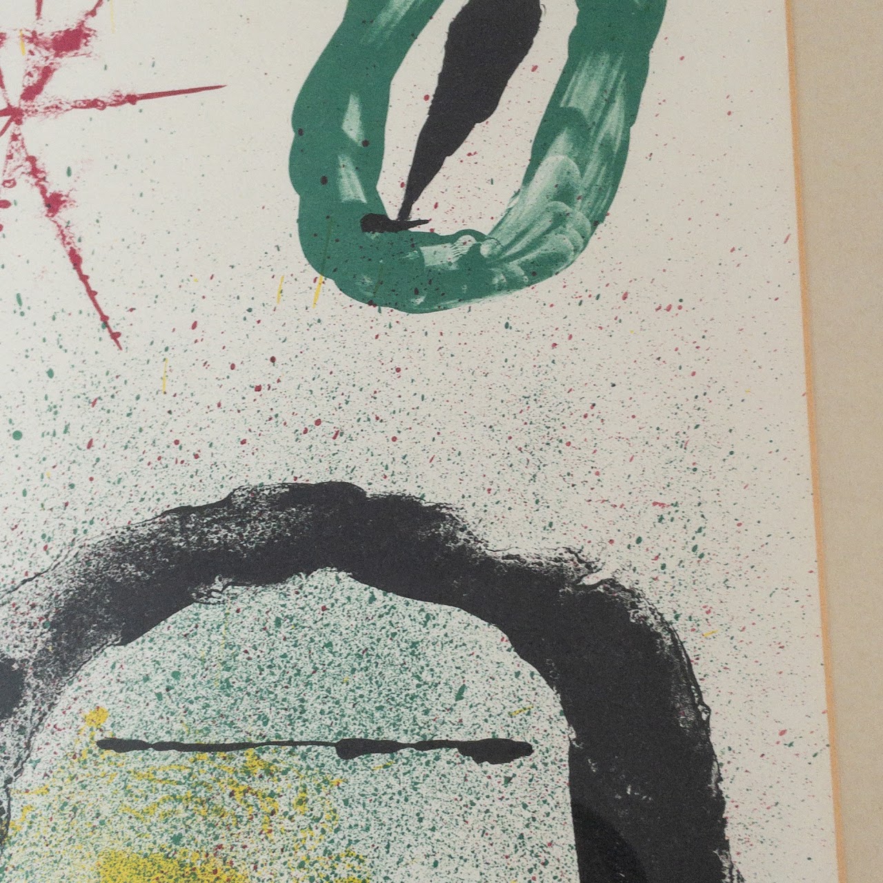 Surrealist Print After Joan Miró