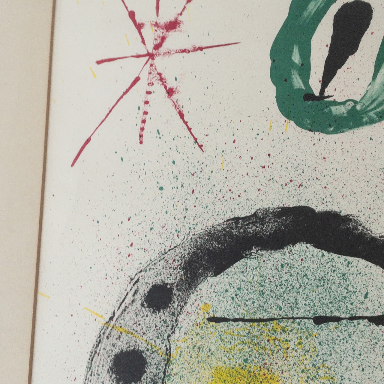 Surrealist Print After Joan Miró