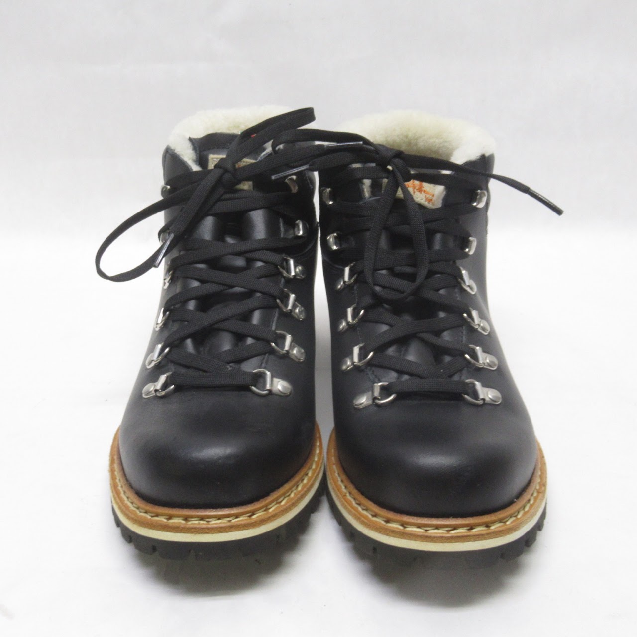 Montelliana Leather & Shearling Hiking Boot