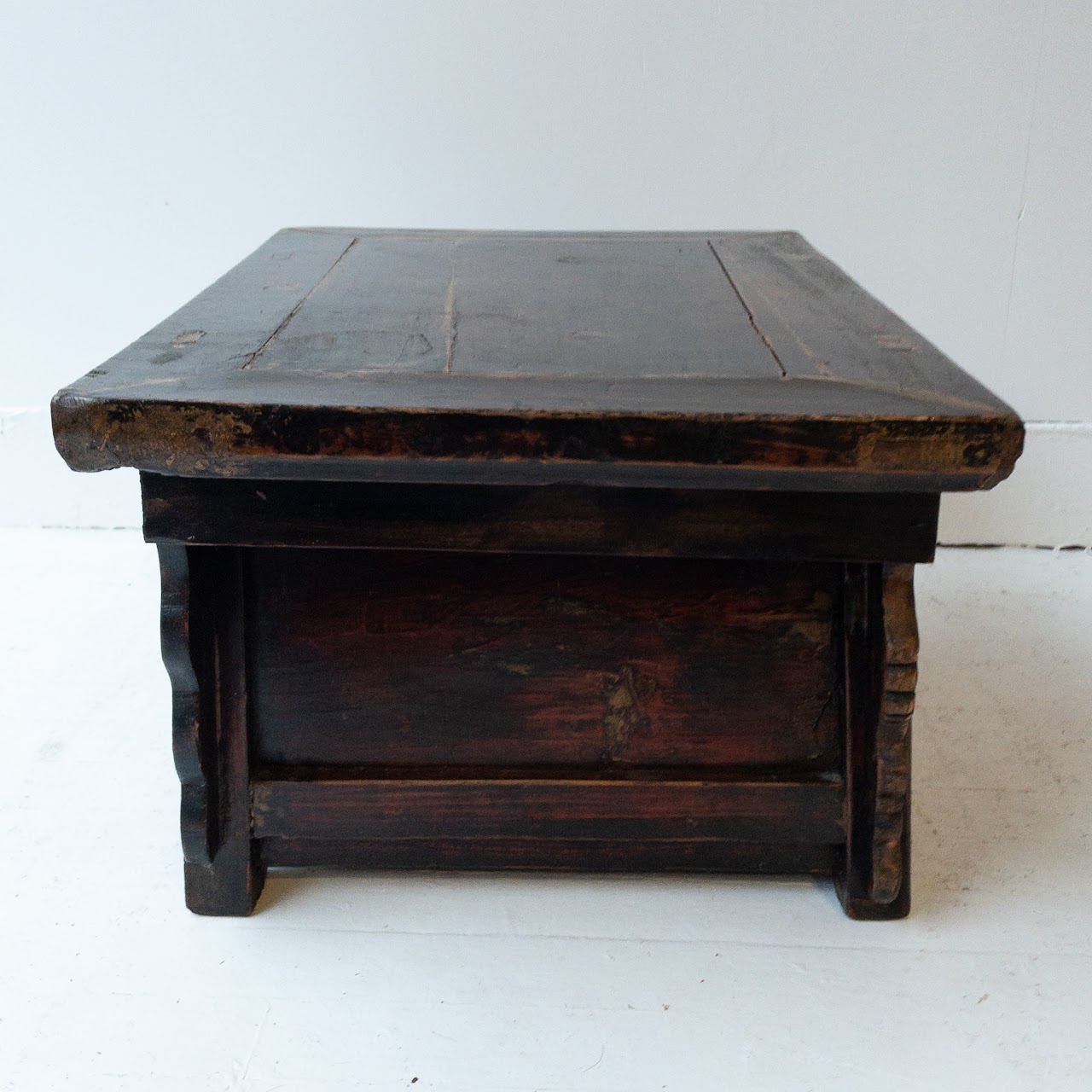 Asian Carved Wood Tea Table #1