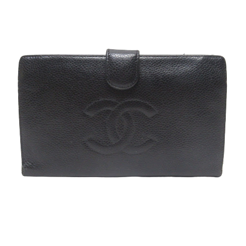 Chanel Leather Bi-Fold Wallet