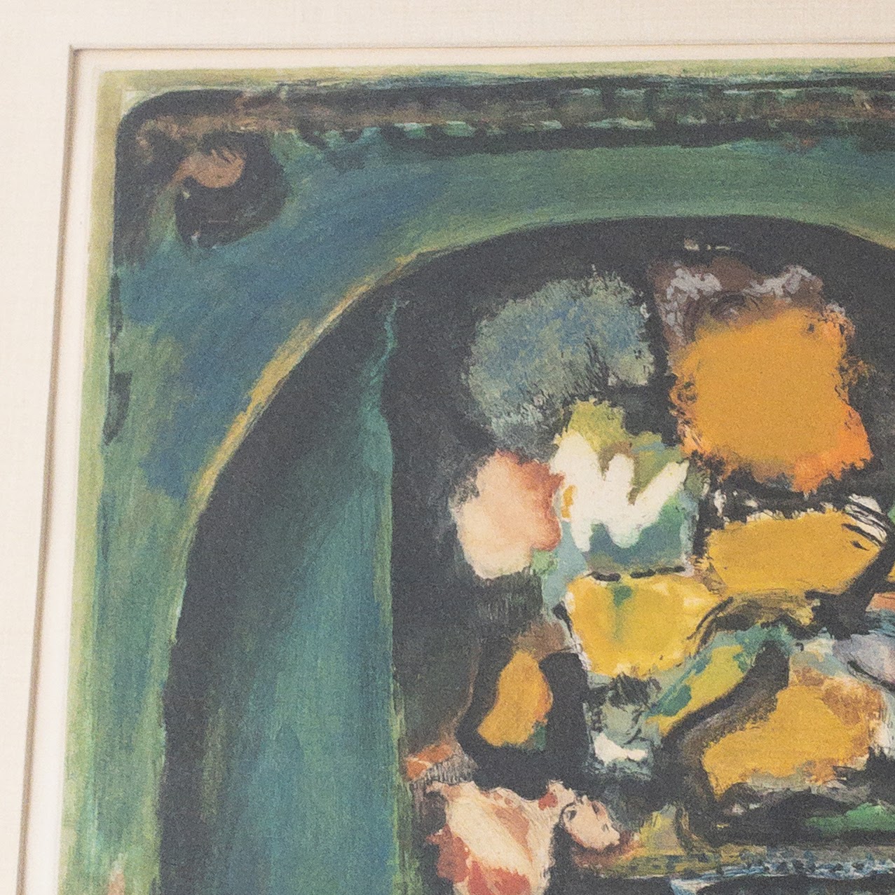 Georges Rouault 'Fleurs Decoratif' Signed Limited Edition Lithograph