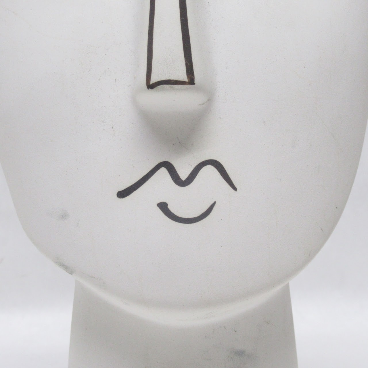 80's Decorative Face Vase