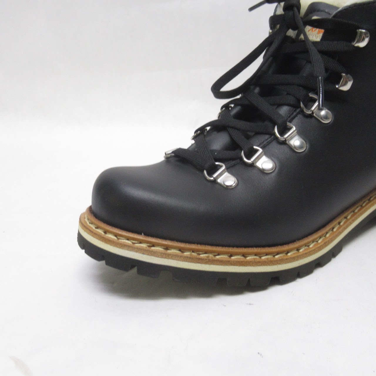 Montelliana Leather & Shearling Hiking Boot