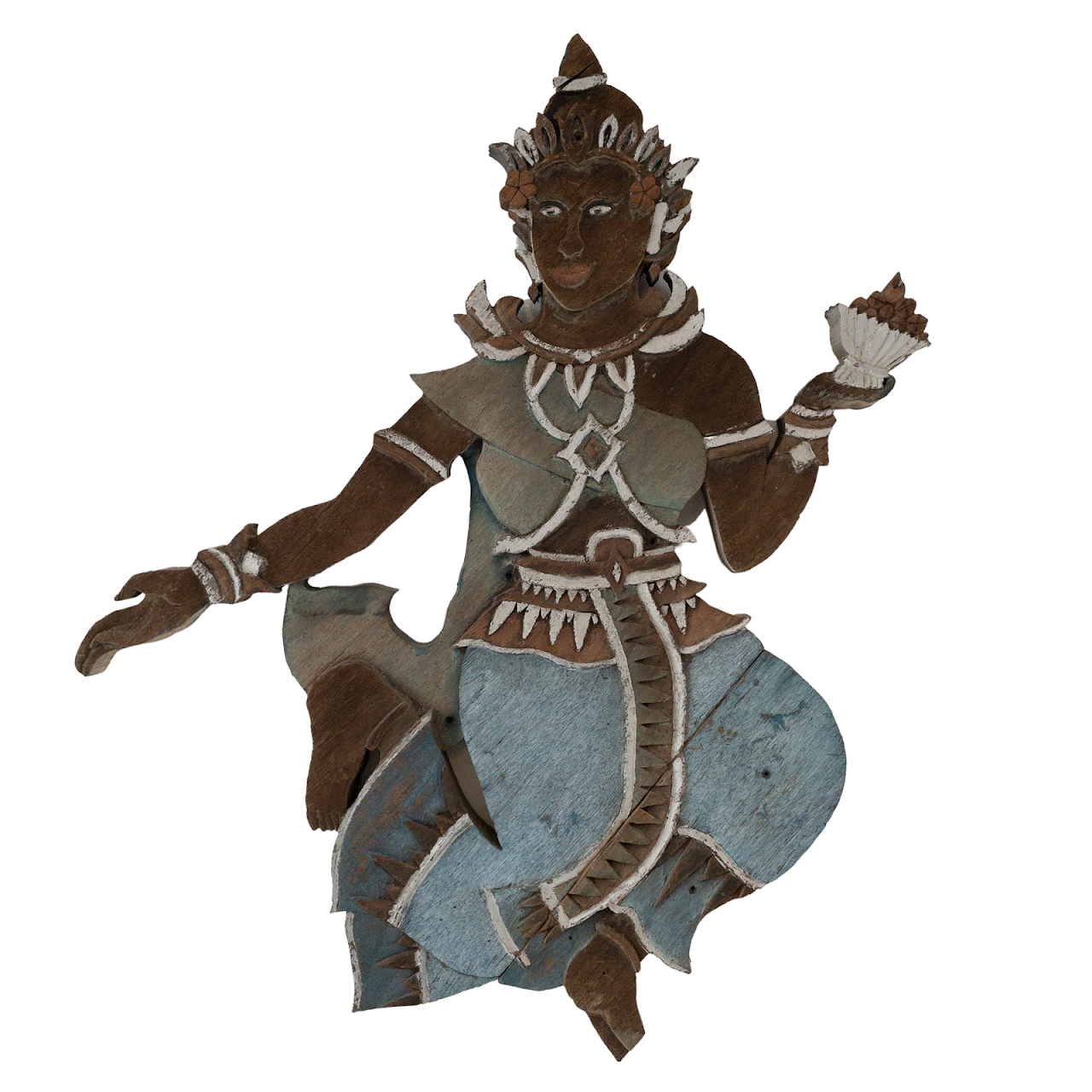 Thai Dancing Figure Oversized Wall Hanging #1