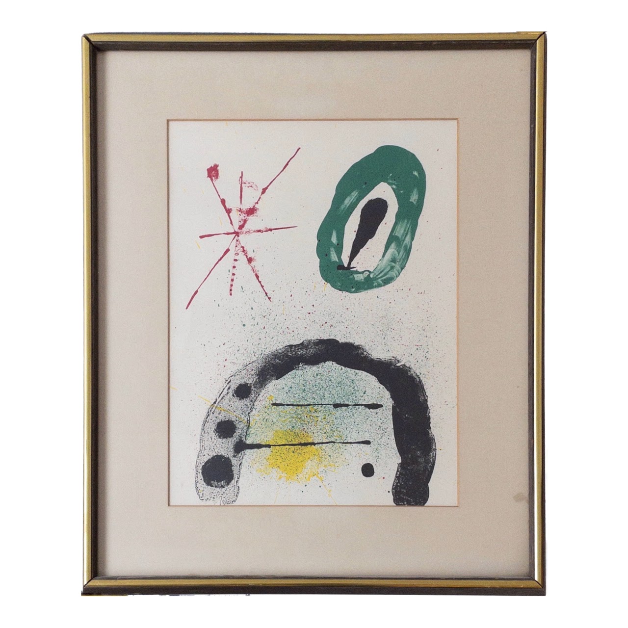 Surrealist Print After Joan Miró