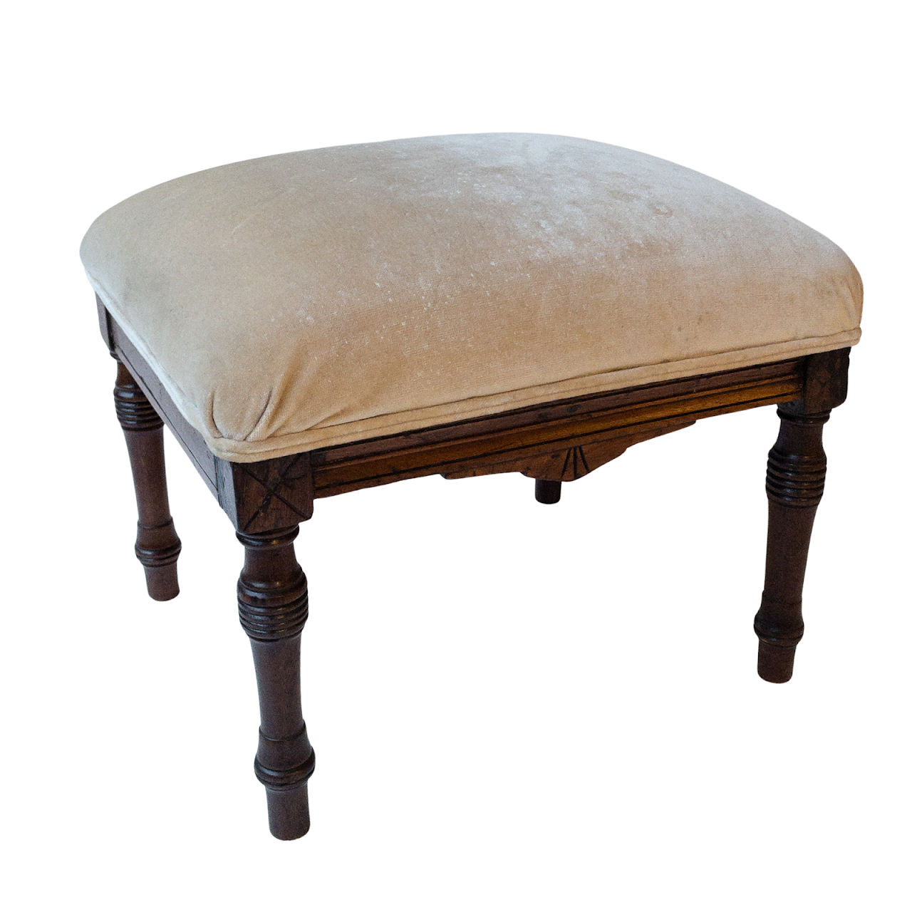 Velvet Footstool