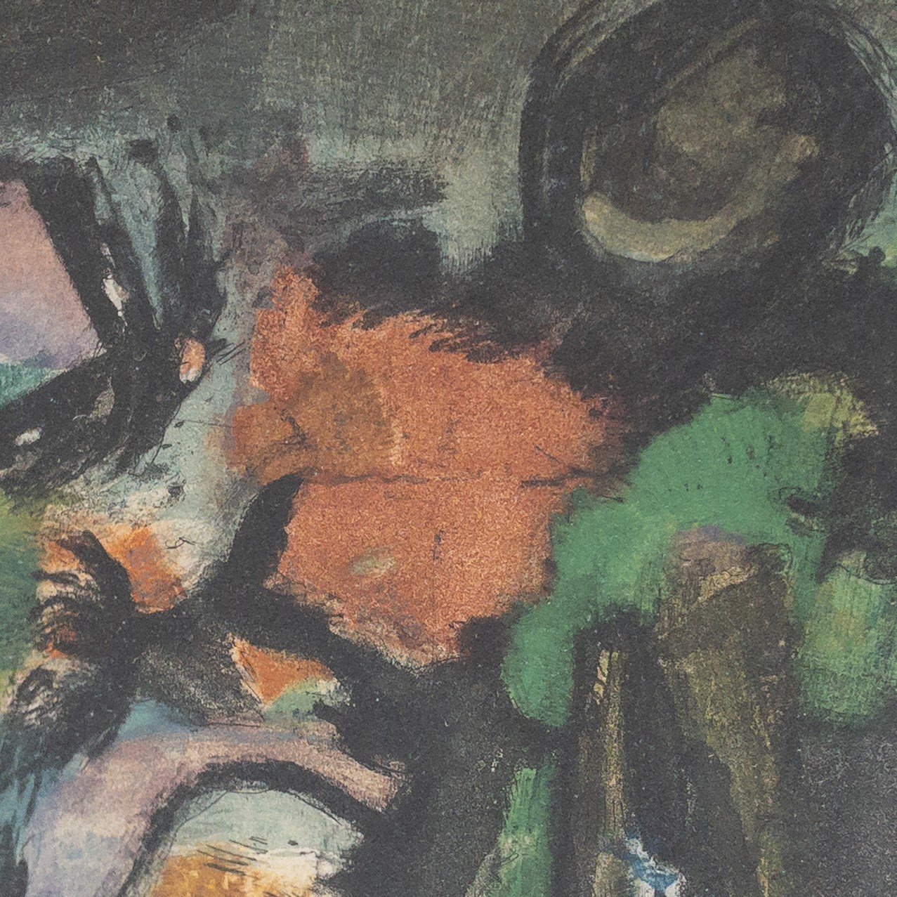 Georges Rouault 'Fleurs Decoratif' Signed Limited Edition Lithograph