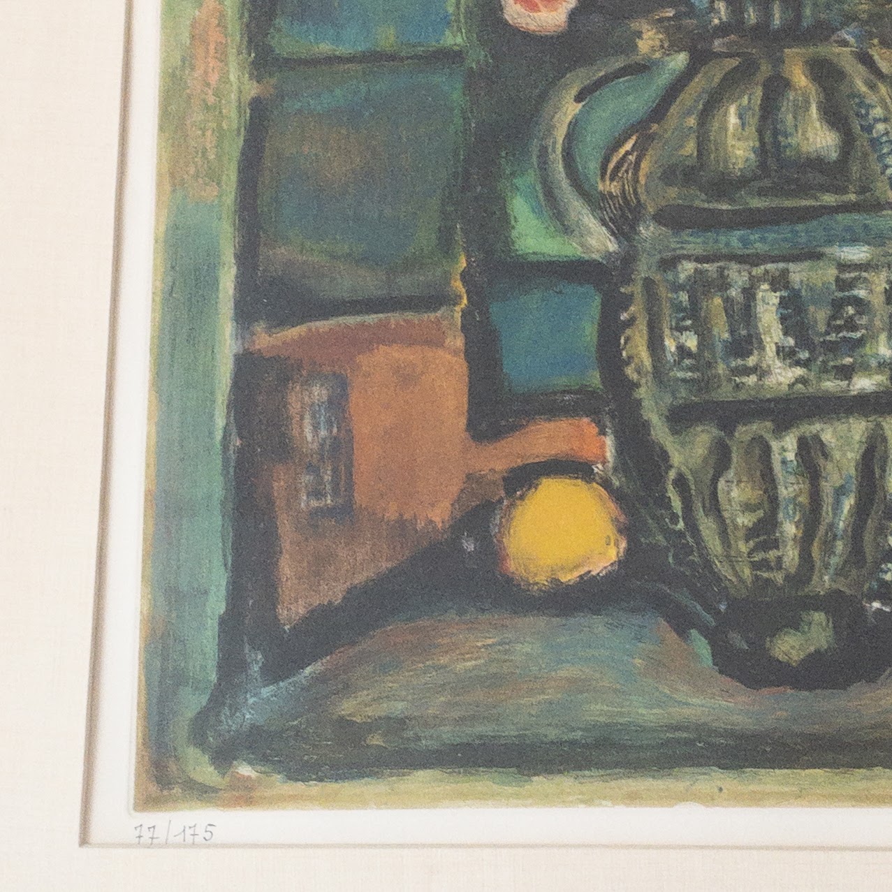 Georges Rouault 'Fleurs Decoratif' Signed Limited Edition Lithograph