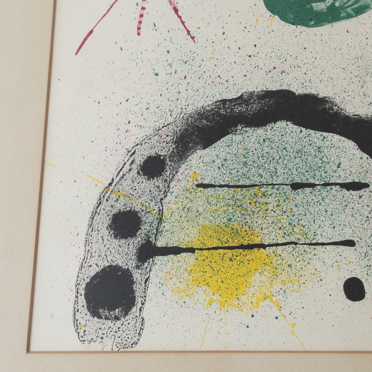 Surrealist Print After Joan Miró