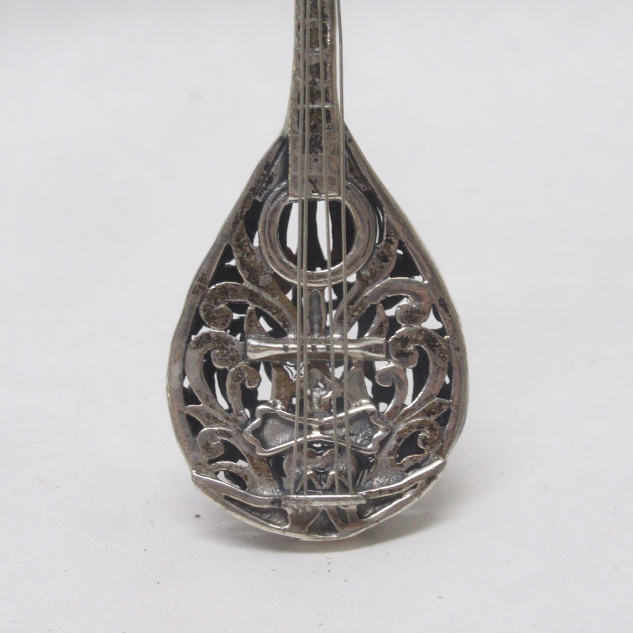 800 Silver Miniature Lute