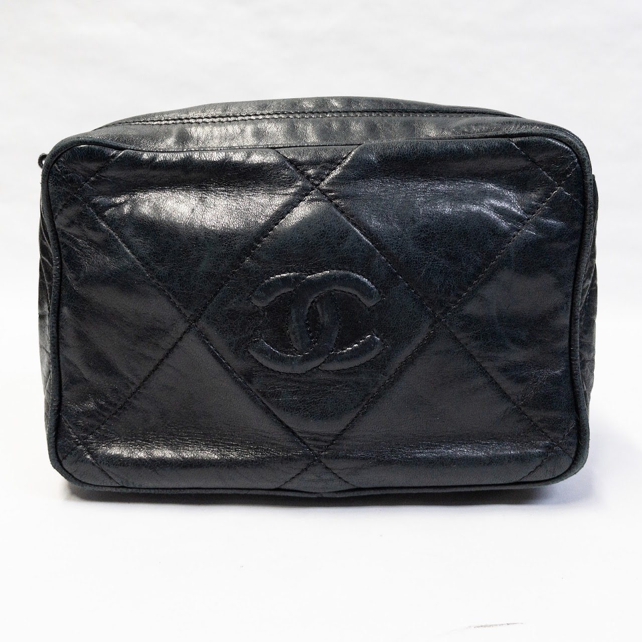 Chanel Quilted  Leather Case
