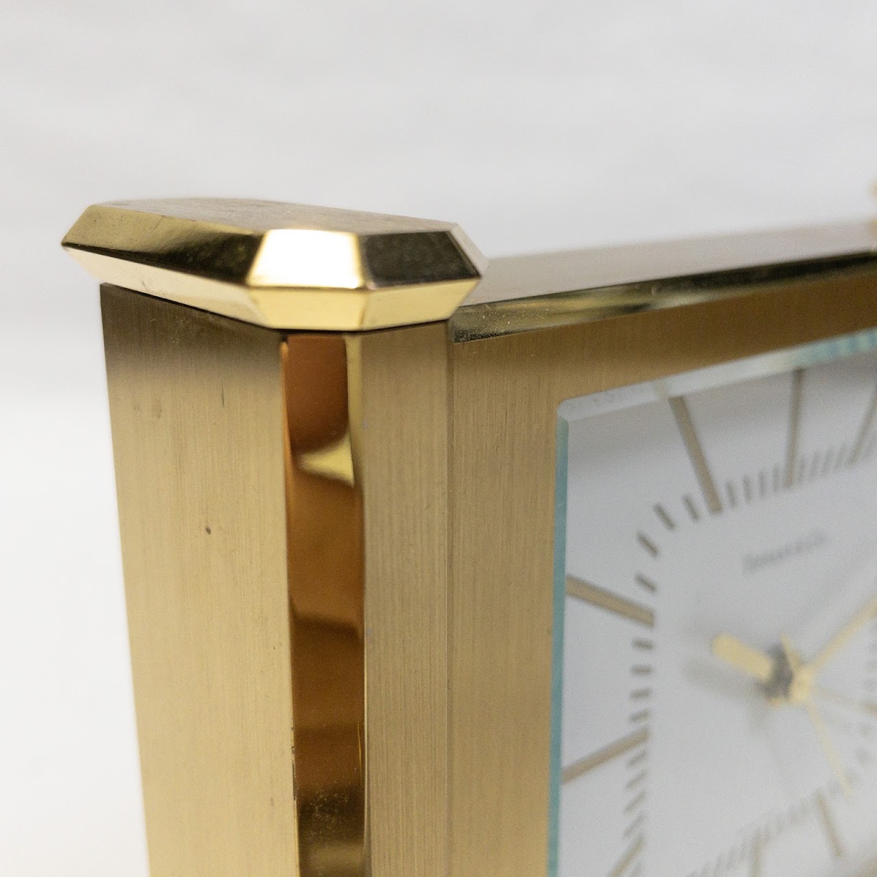 Tiffany & Co. Brass Alarm Clock