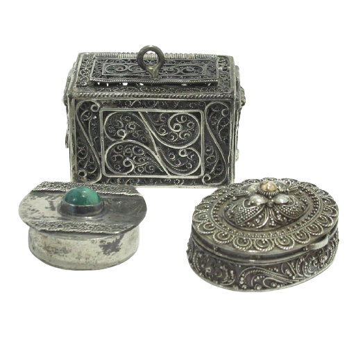 Sterling Silver Mini Box Trio