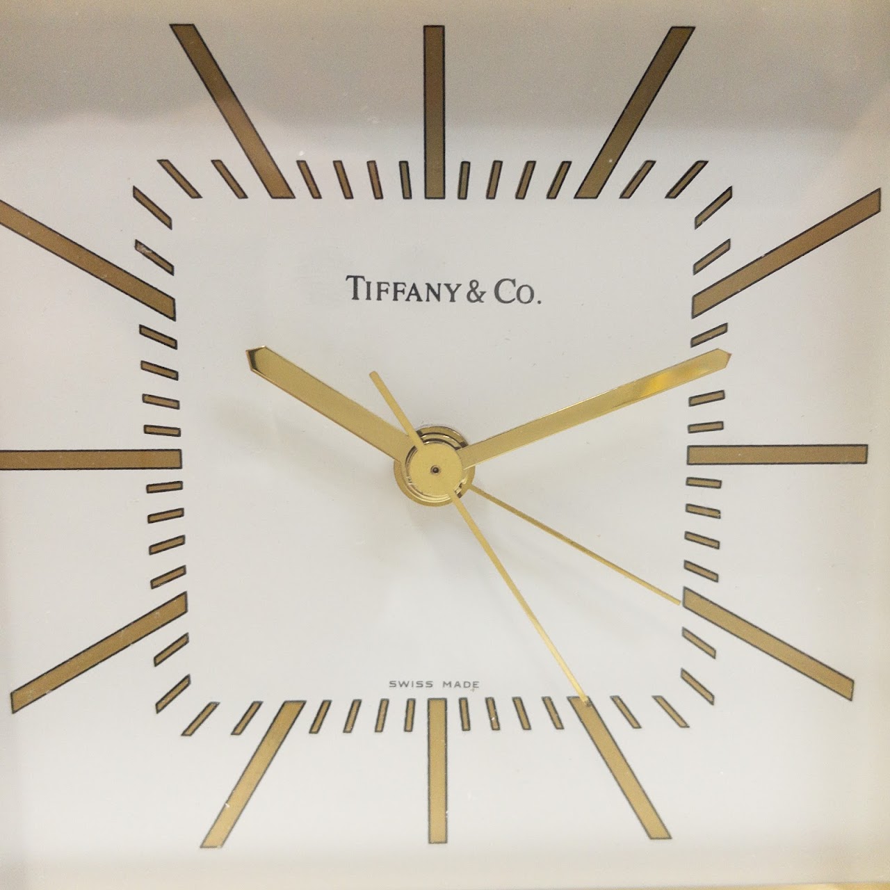 Tiffany & Co. Brass Alarm Clock