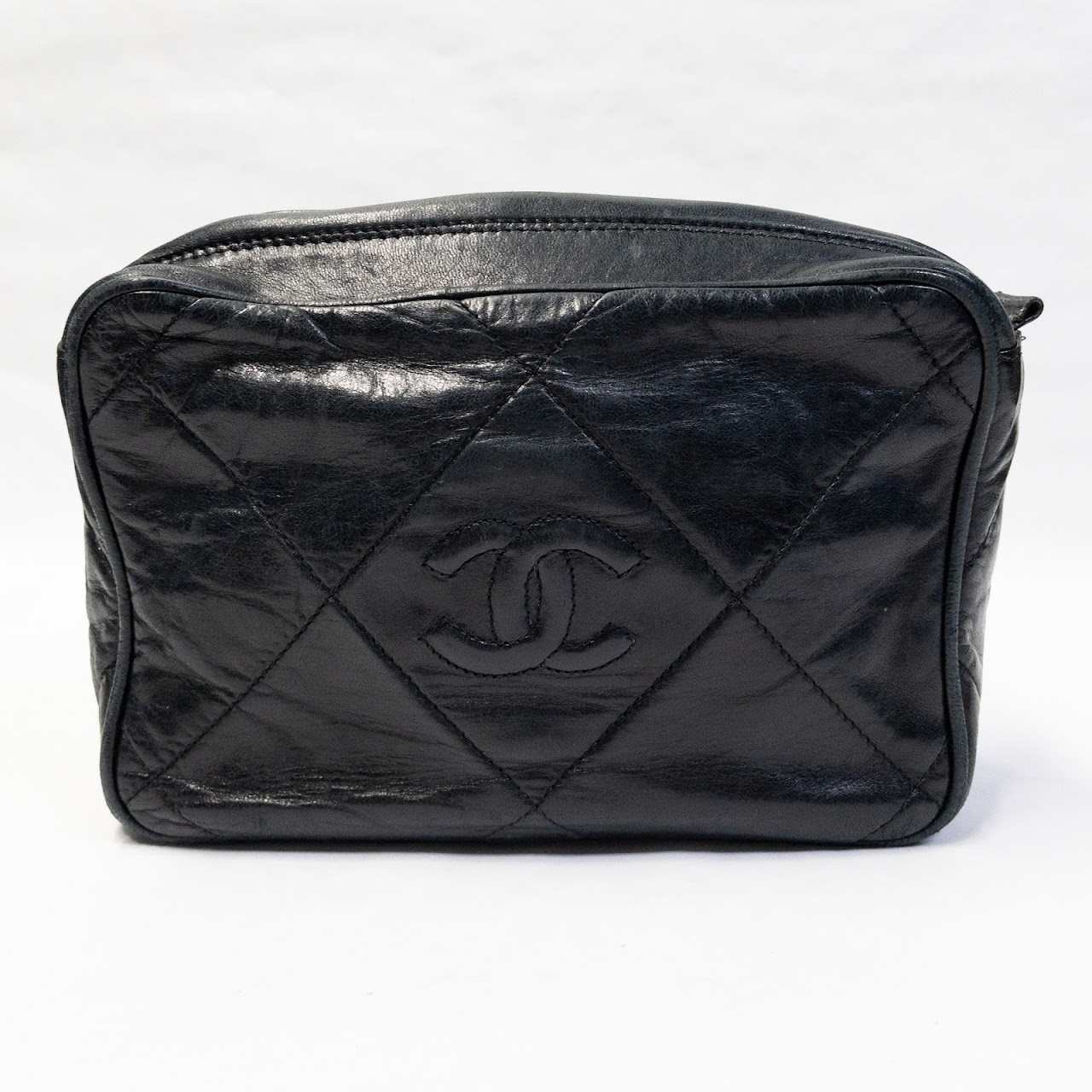 Chanel Quilted  Leather Case