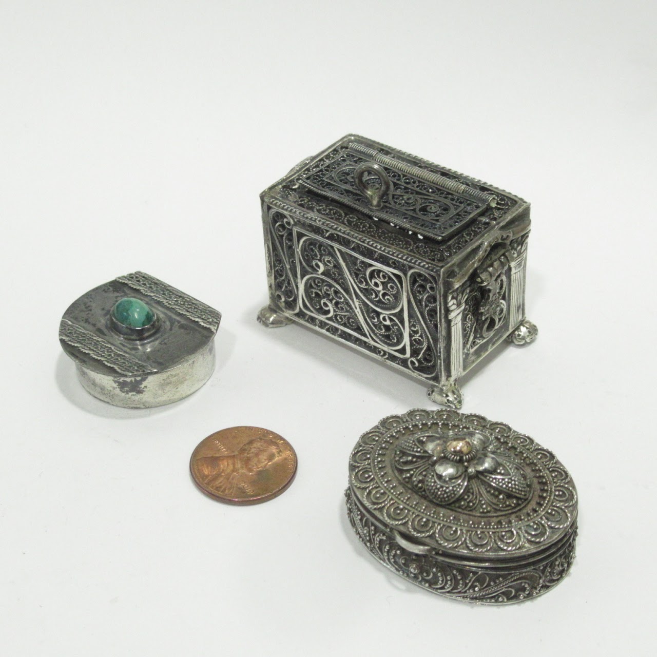 Sterling Silver Mini Box Trio