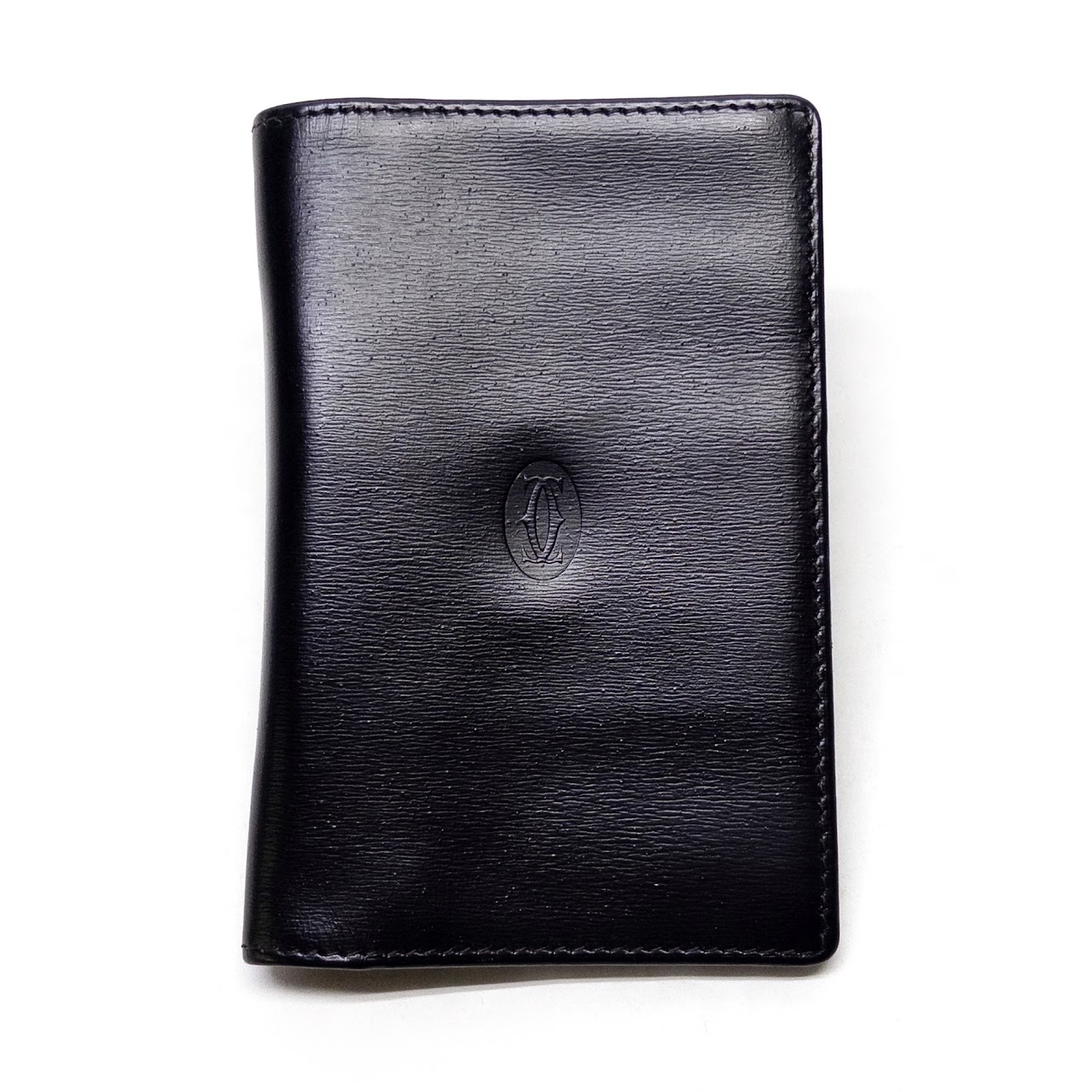 Cartier Leather Notepad Wallet with Diabolo Mechanical Pencil