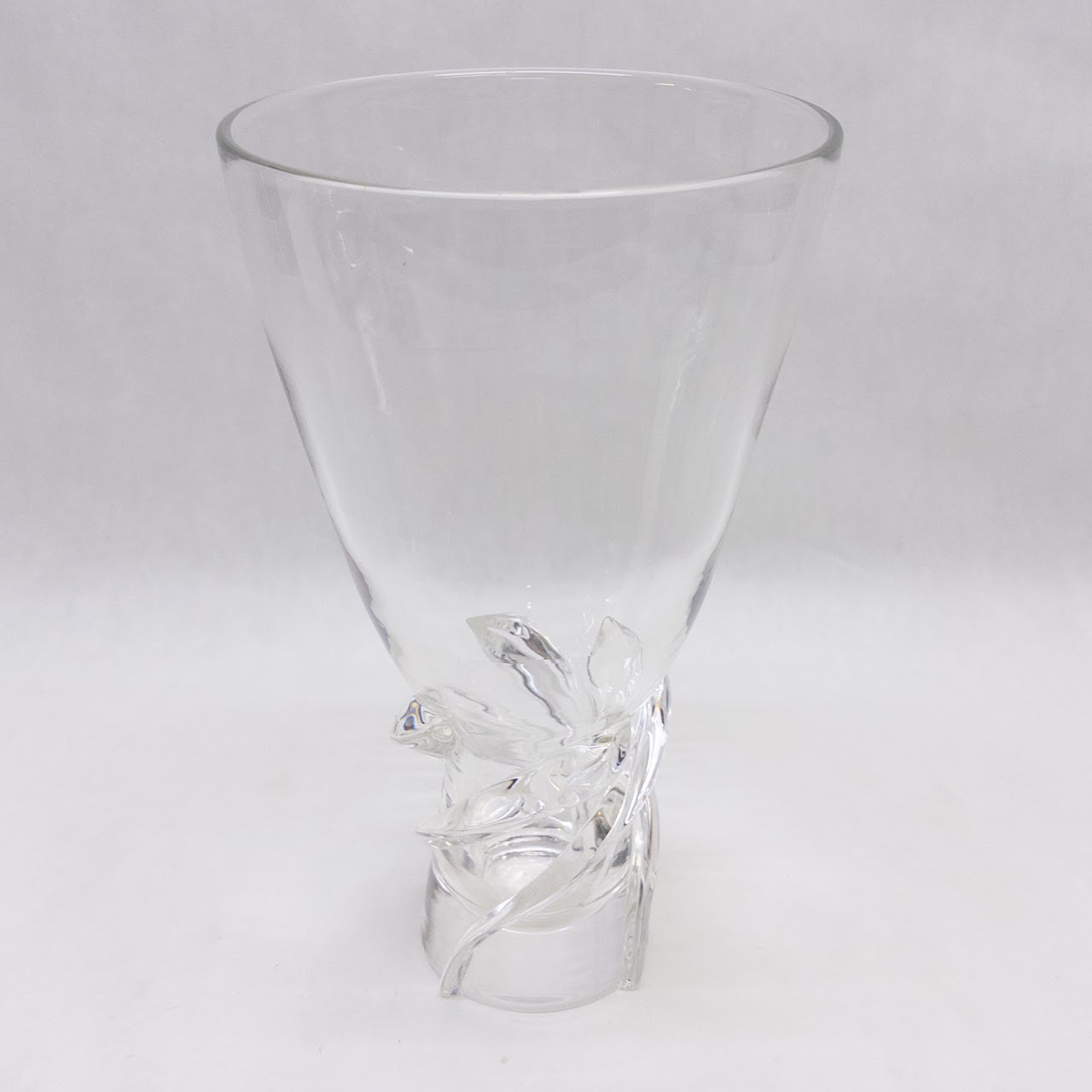 Steuben 11" Whirlpool Crystal Vase