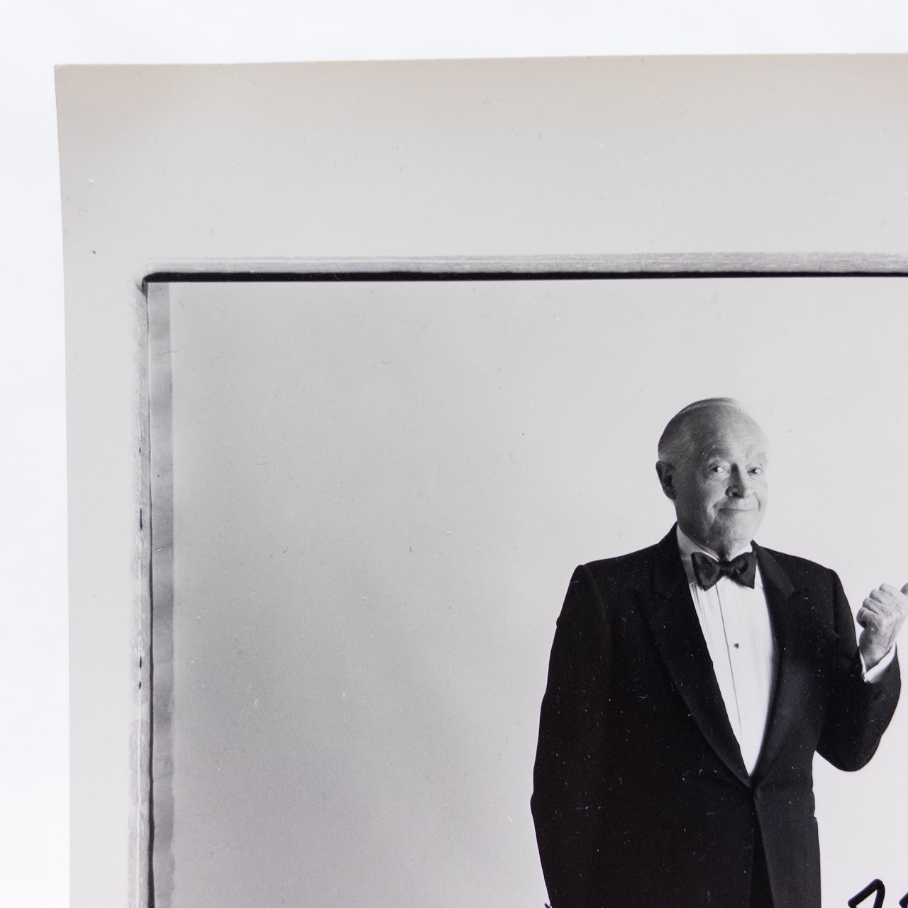 George Burns & Bob Hope Autographed Photograph Pair