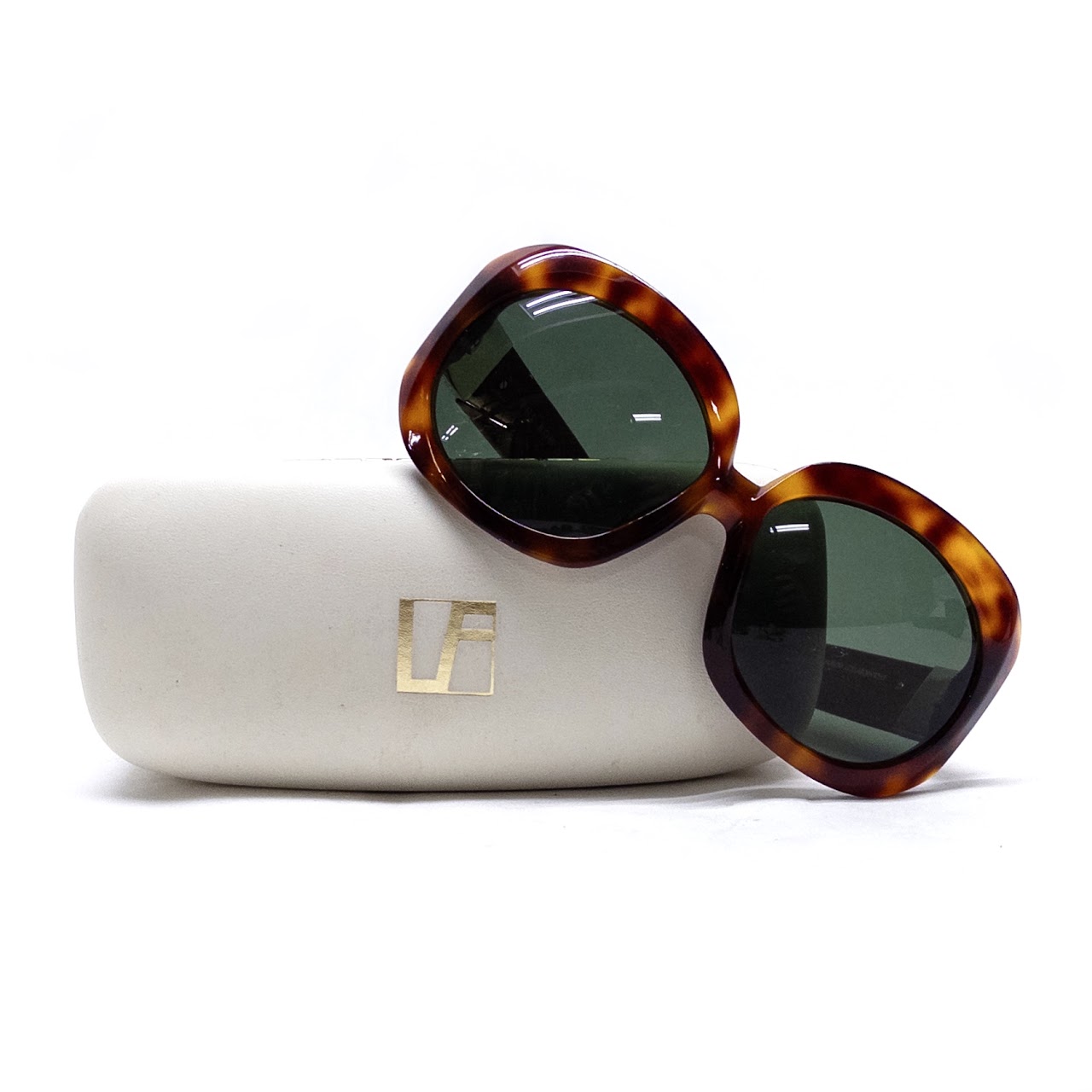 The Row x Linda Farrow Oversized Sunglasses