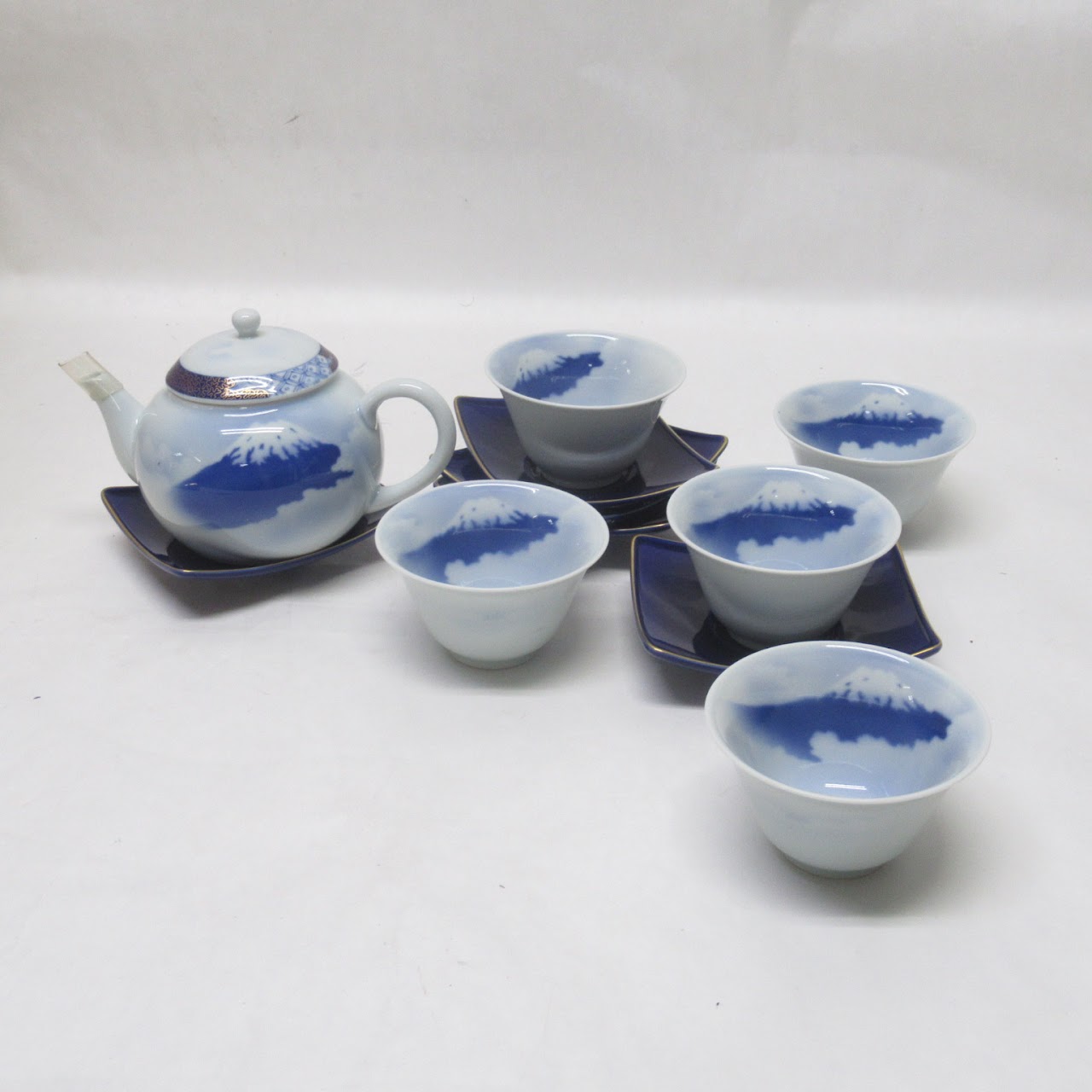 Fukagawa MINT Porcelain Tea Set