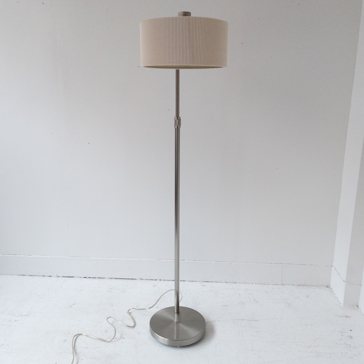 Brushed Steel Floor Lamp