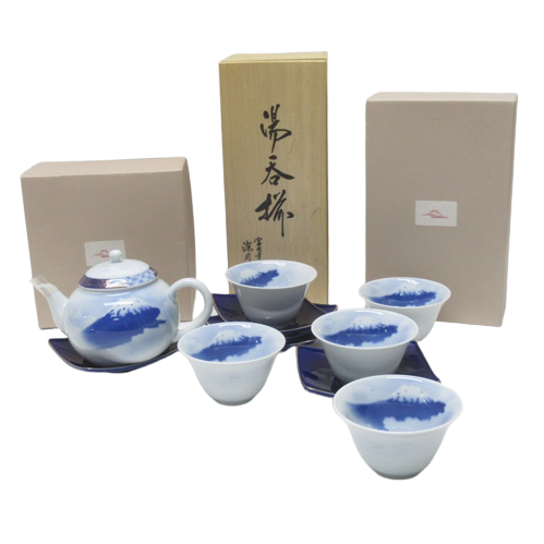 Fukagawa MINT Porcelain Tea Set