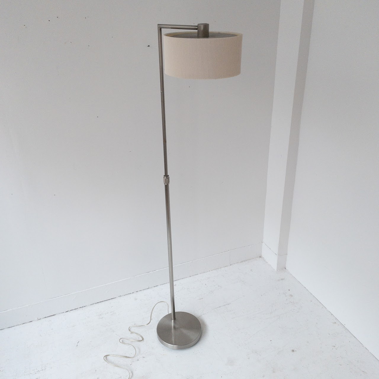 Brushed Steel Floor Lamp