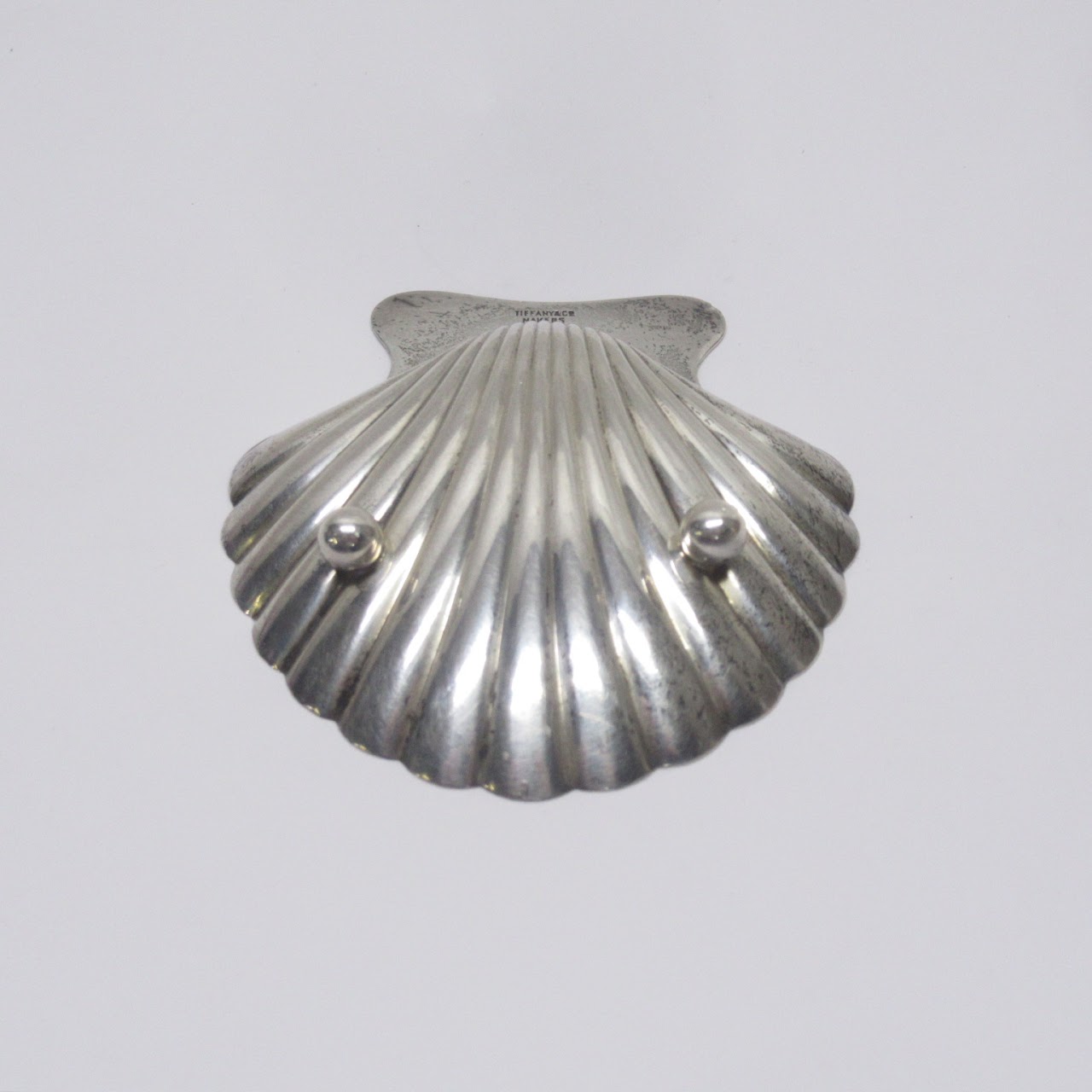 Tiffany & Co. Sterling Silver Seashell Salt Cellar