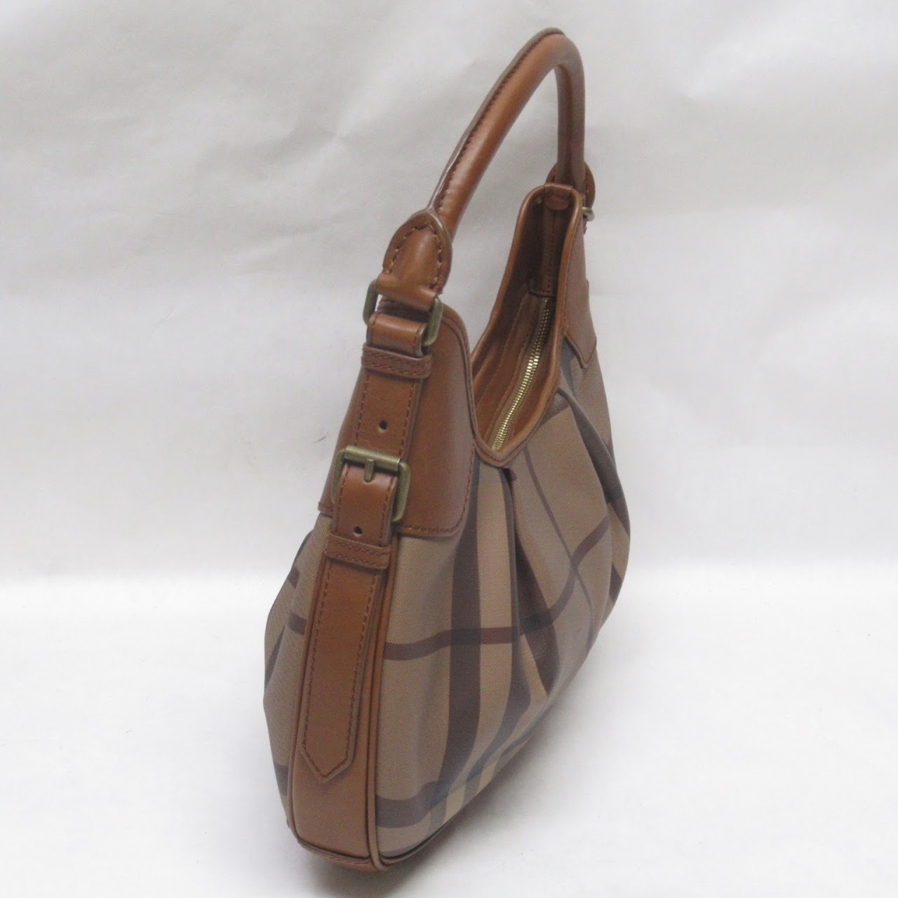 Burberry Classic Check Hobo Bag