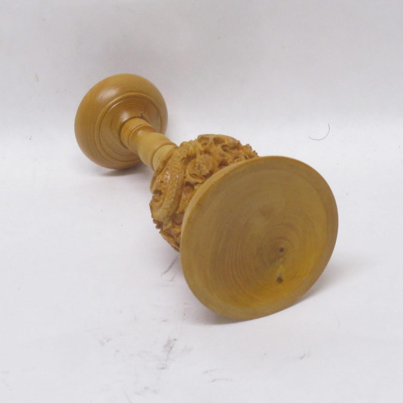 Chinese Carved Wood Puzzle Ball