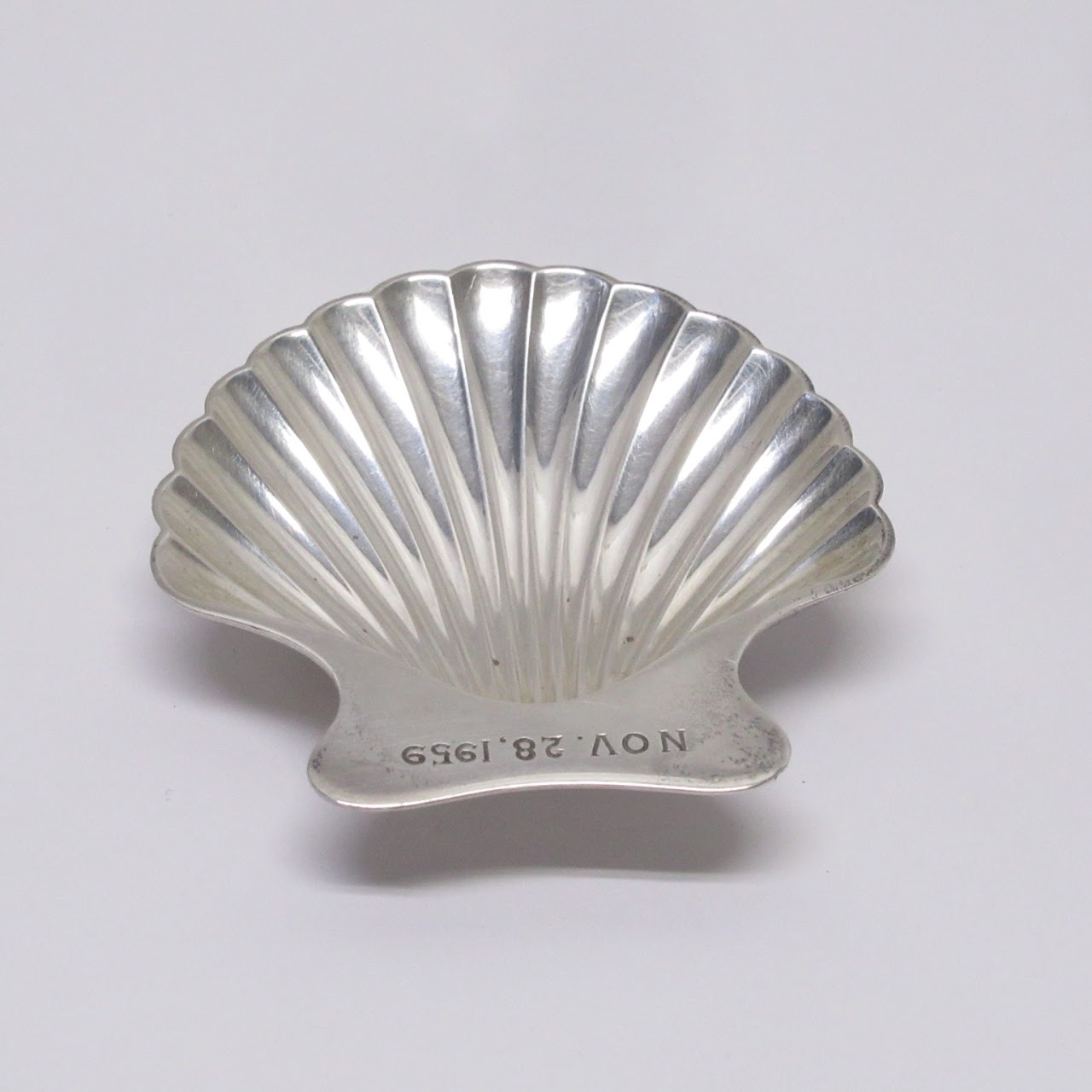 Tiffany & Co. Sterling Silver Seashell Salt Cellar