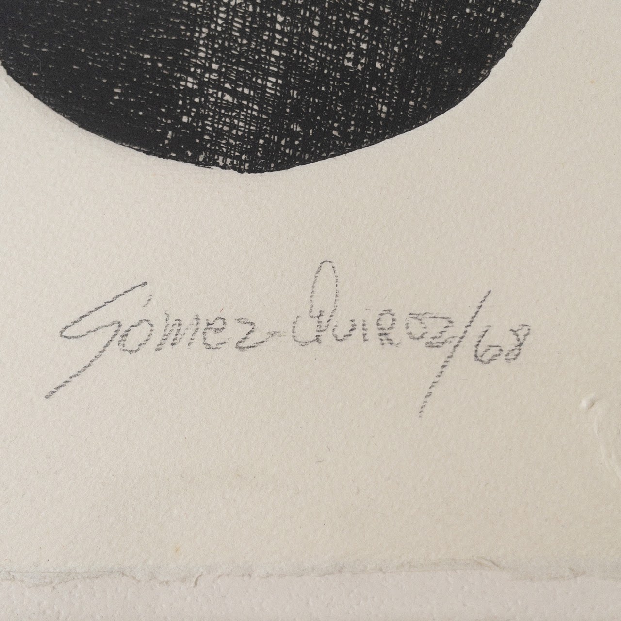 Juan Gomez-Quiroz Signed 'The Jefferson Airplane' Etching