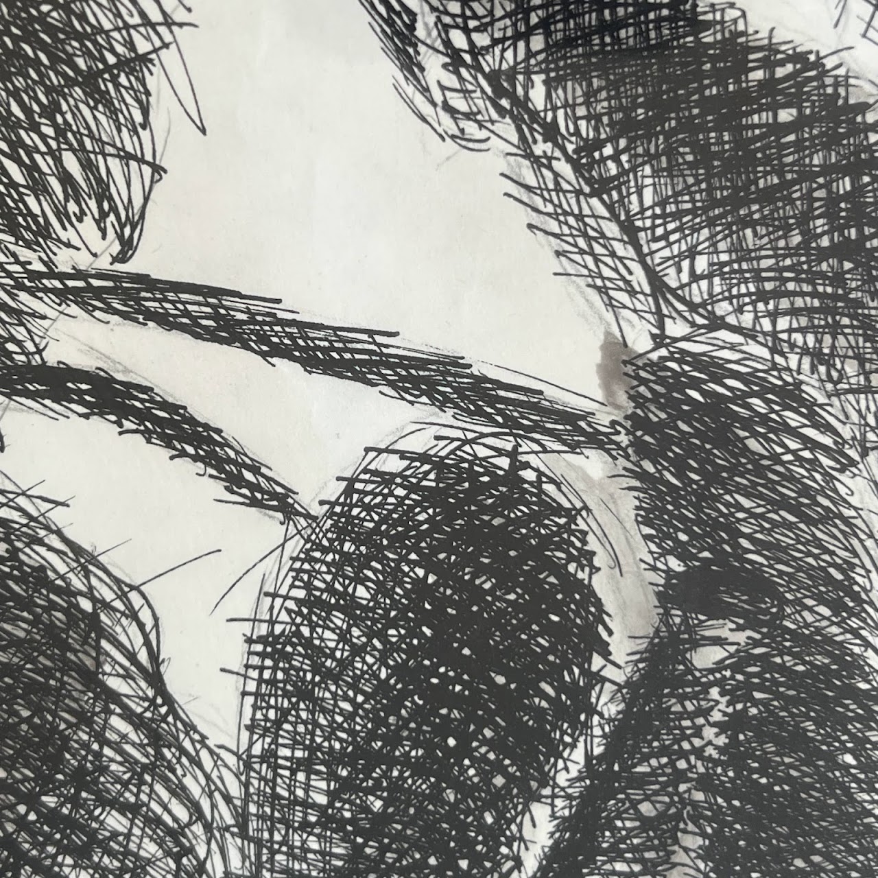 Emily Stern Signed Ink Drawing, 1977