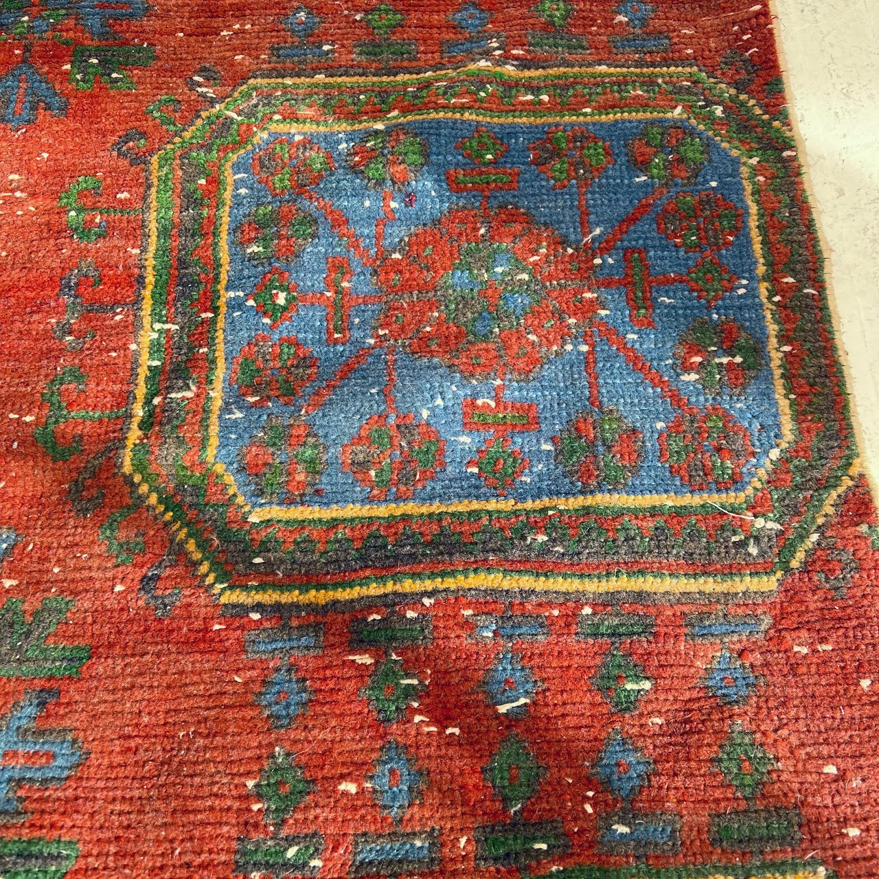 Wool Finished Medallion Rug Segment