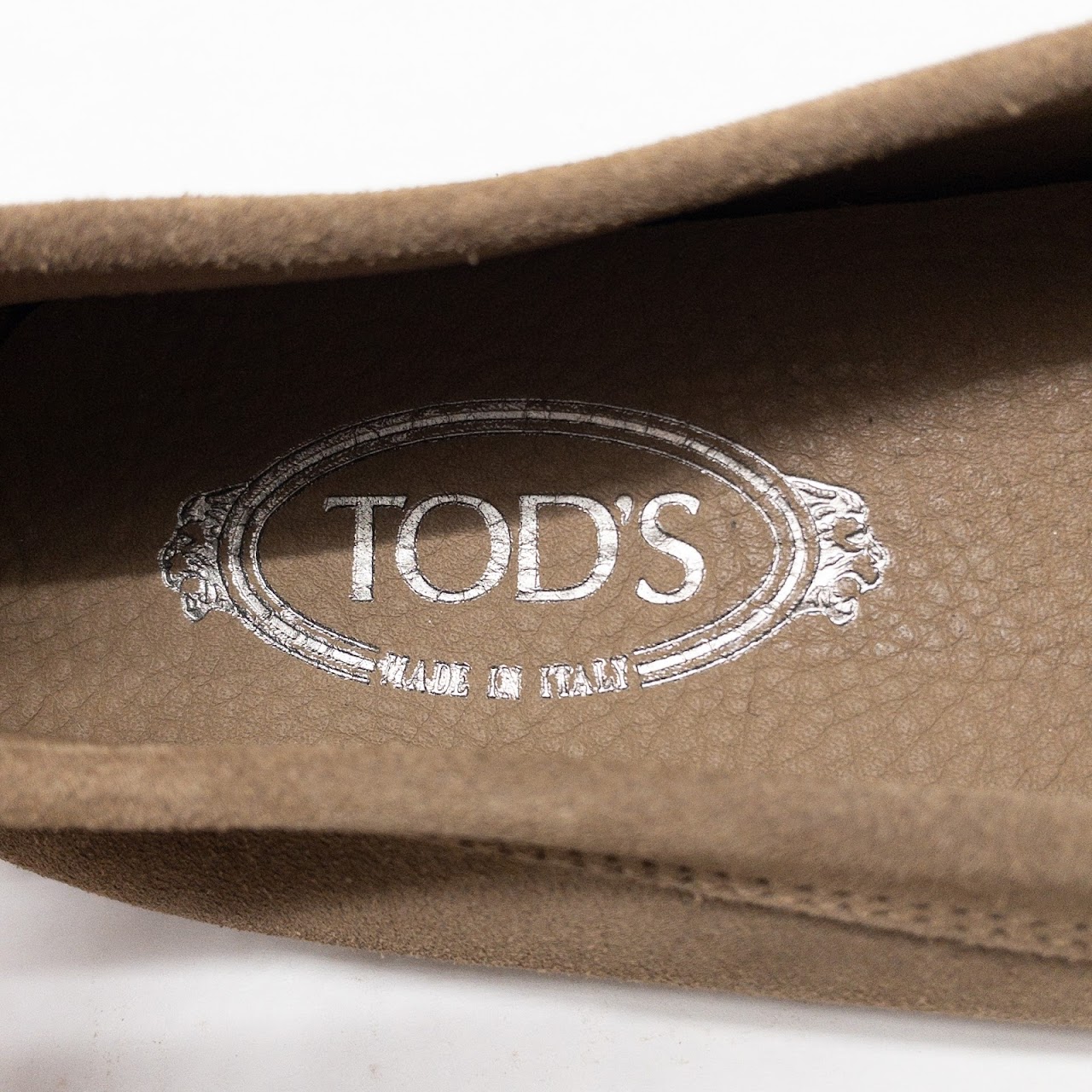 Tod's Suede Driving Loafers