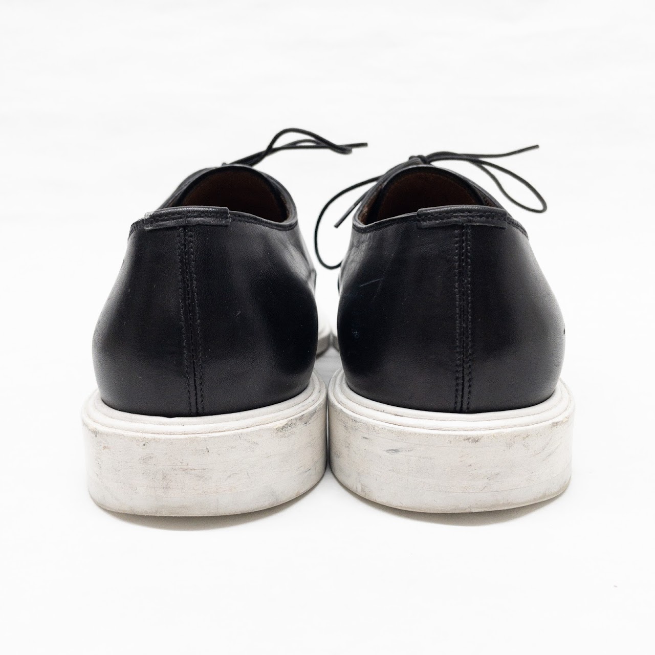 Givenchy Black & White Leather Lace Ups