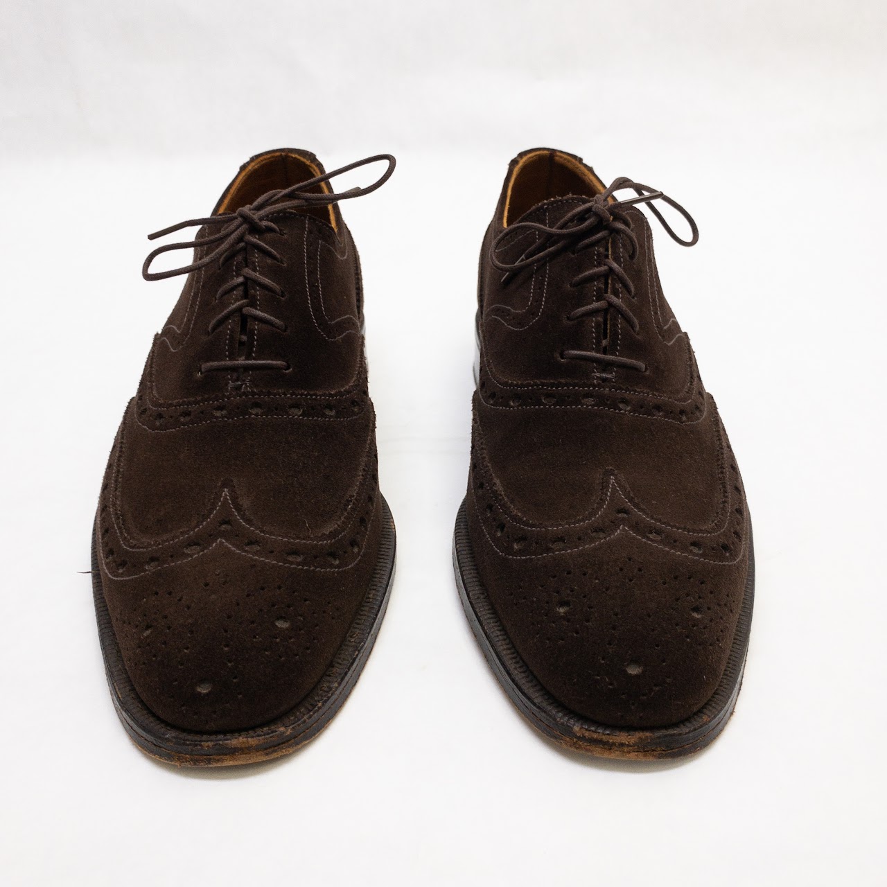 Lefcourt Suede Wingtip Oxfords