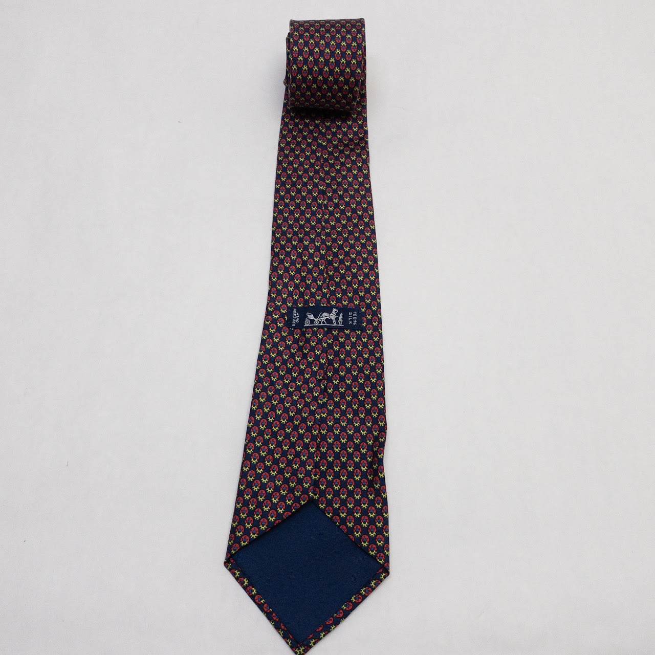 Hermès Blue Medallion Necktie