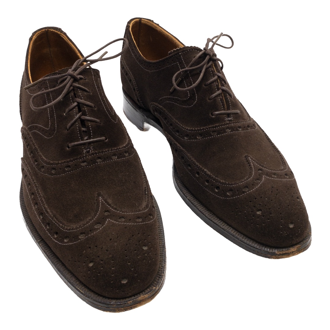 Lefcourt Suede Wingtip Oxfords